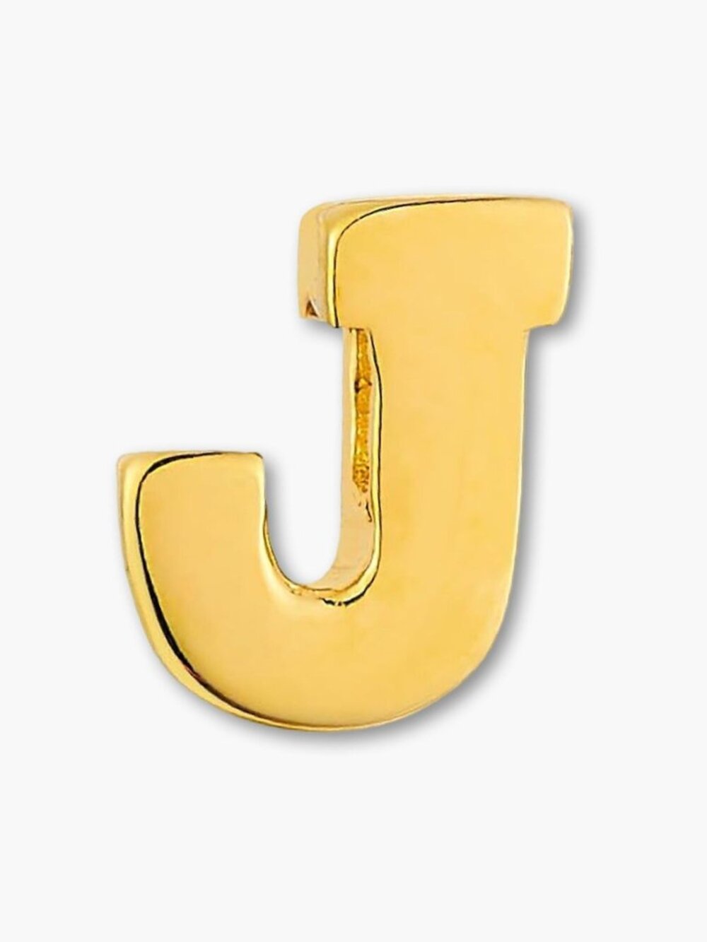 14K Gold Initial J Pendant | Dainty Letter Charm | Personalized Monogram Gift
